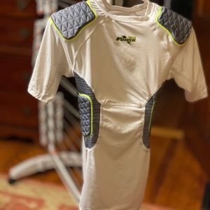 Football padded undershirt